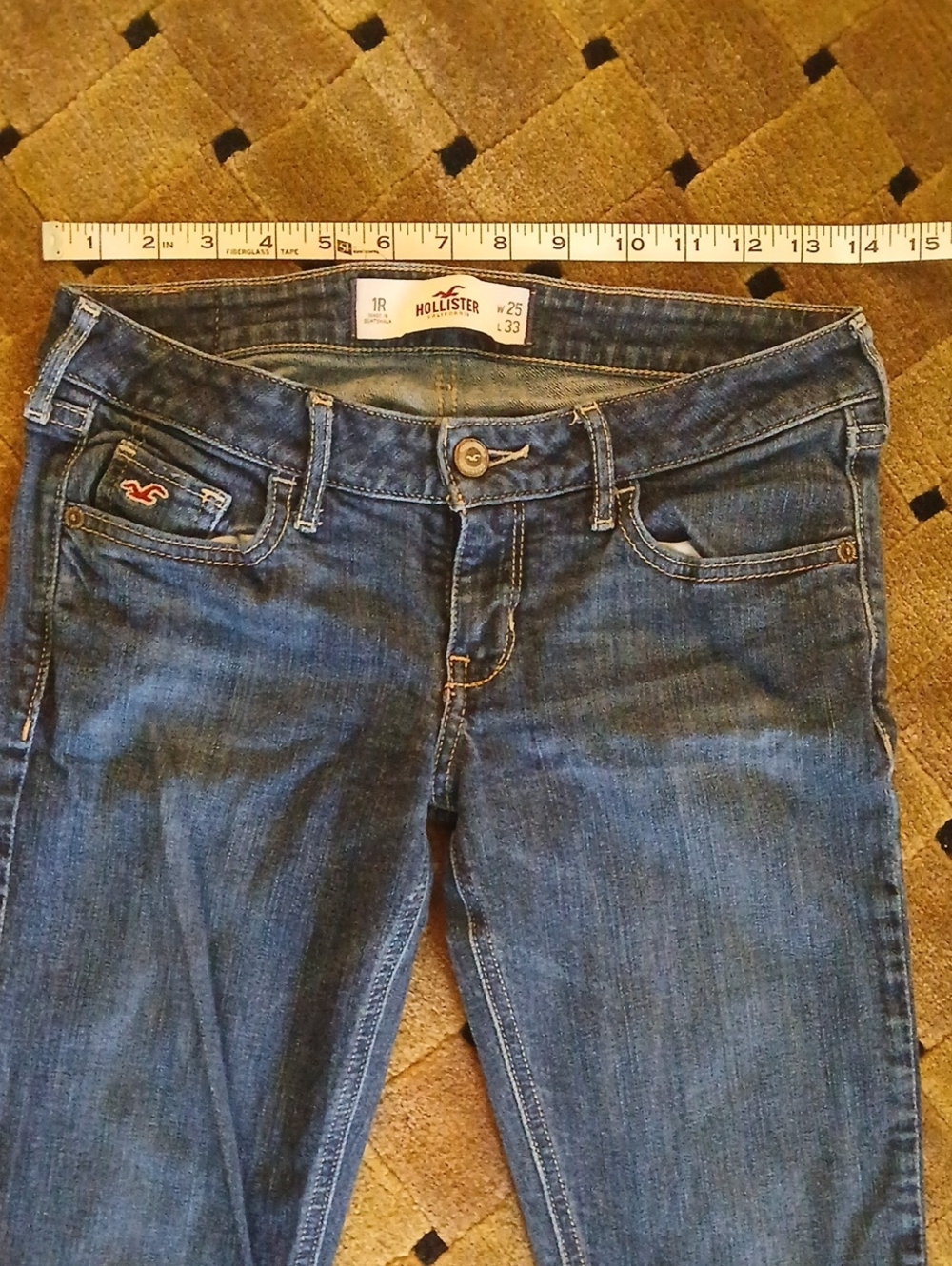 Hollister Women's Dark Blue Skinny Jeans